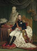 Mattheus Ignatius van Bree Portrait of William I, King of the Netherlands oil on canvas